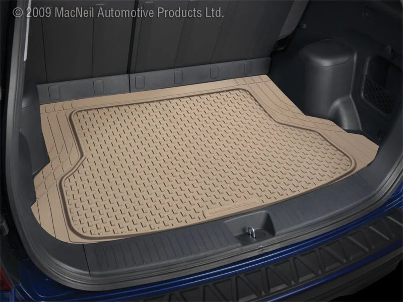 WeatherTech Universal All Vehicle Front and Rear Mat - Tan - Back View