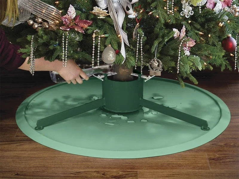 WeatherTech Universal Colored Box Christmas Tree Mat - Cocoa - Back View