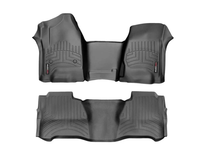WeatherTech WT FloorLiner - Front - Blk fits 2017-2024 2026 Ford F-250 Super Duty / F-350 Super Duty - Main Product View
