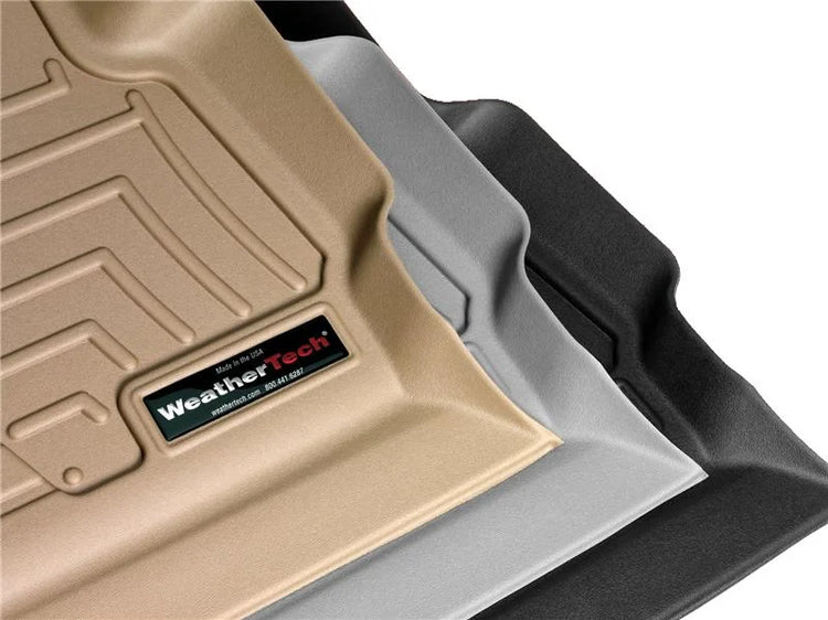 Weathertech 05-10 Kia Sportage 1st & 2nd Row Black Floor Liners - Main Product View