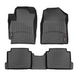 Load image into Gallery viewer, Weathertech 2017+ Hyundai Elantra Front &amp; Rear Floorliners - Black - Main Product View