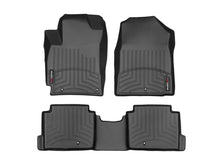 Load image into Gallery viewer, Weathertech 2017+ Hyundai Elantra Front &amp; Rear Floorliners - Black - Main Product View