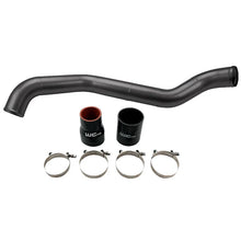 Load image into Gallery viewer, Wehrli 01-04 Chevrolet 6.6L LB7 Duramax Driver Side 3in Intercooler Pipe - Gloss White - Side View