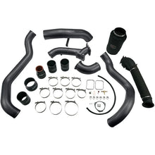 Load image into Gallery viewer, Wehrli 01-04 Chevrolet 6.6L LB7 Duramax High Flow Intake Bundle Kit - WCFab Grey - Installation View