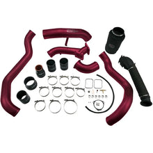 Load image into Gallery viewer, Wehrli 01-04 Chevrolet 6.6L LB7 Duramax High Flow Intake Bundle Kit - WCFab Red - Back View