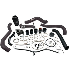 Wehrli 01-04 Chevrolet 6.6L LB7 Duramax S300 Turbo Install Kit (No Turbo) - WCFab Grey - Main Product View