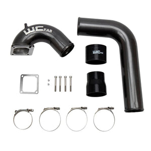 Wehrli 03-07 Dodge Cummins 5.9L 3.5in Intake Horn w/Driver IC Pipe - Illusion Purple - Main Product View