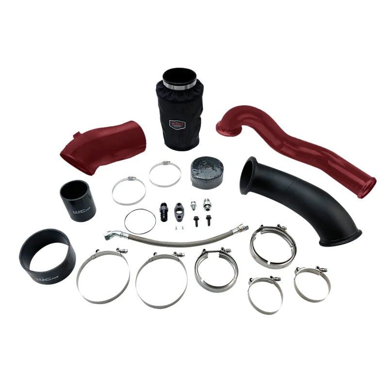 Wehrli 04.5-07 Dodge 5.9L Cummins S400 Turbo 2nd Gen Swap Kit (No Turbo/Manifold) - WCFab Red - Main Product View