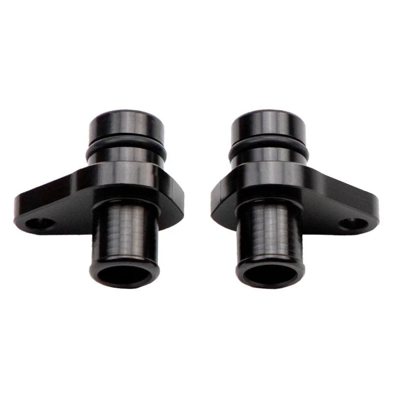 Wehrli 04.5-2010 Duramax LLY/LBZ/LMM Crankcase Vent (PCV) Fitting Kit - Billet Black Anodized - Main Product View