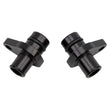 Load image into Gallery viewer, Wehrli 04.5-2010 Duramax LLY/LBZ/LMM Crankcase Vent (PCV) Fitting Kit - Billet Black Anodized - Side View