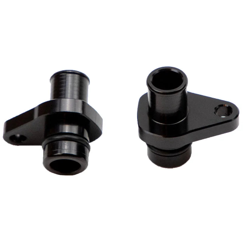 Wehrli 04.5-2010 Duramax LLY/LBZ/LMM Crankcase Vent (PCV) Fitting Kit - Billet Black Anodized - Detail View
