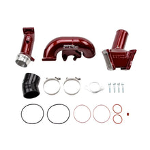 Load image into Gallery viewer, Wehrli 06-07 Chevrolet Duramax LBZ 3in. Y-Bridge Kit - WCFab Red - Main Product View