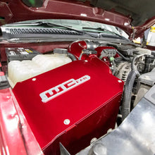 Load image into Gallery viewer, Wehrli 06-07 Duramax LBZ 4in. Intake Kit w/ Air Box - Bengal Red - Installation View
