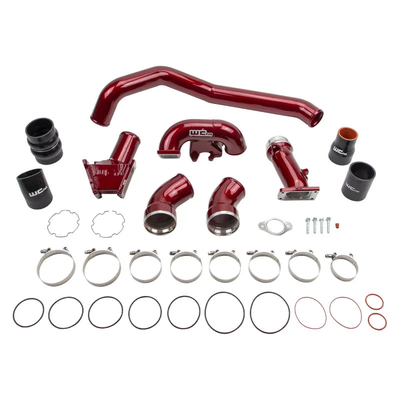 Wehrli 06-07 GMC/Chevrolet 6.6L Duramax Stage 1 High Flow Intake Bundle Kit - WCFab Grey - Main Product View
