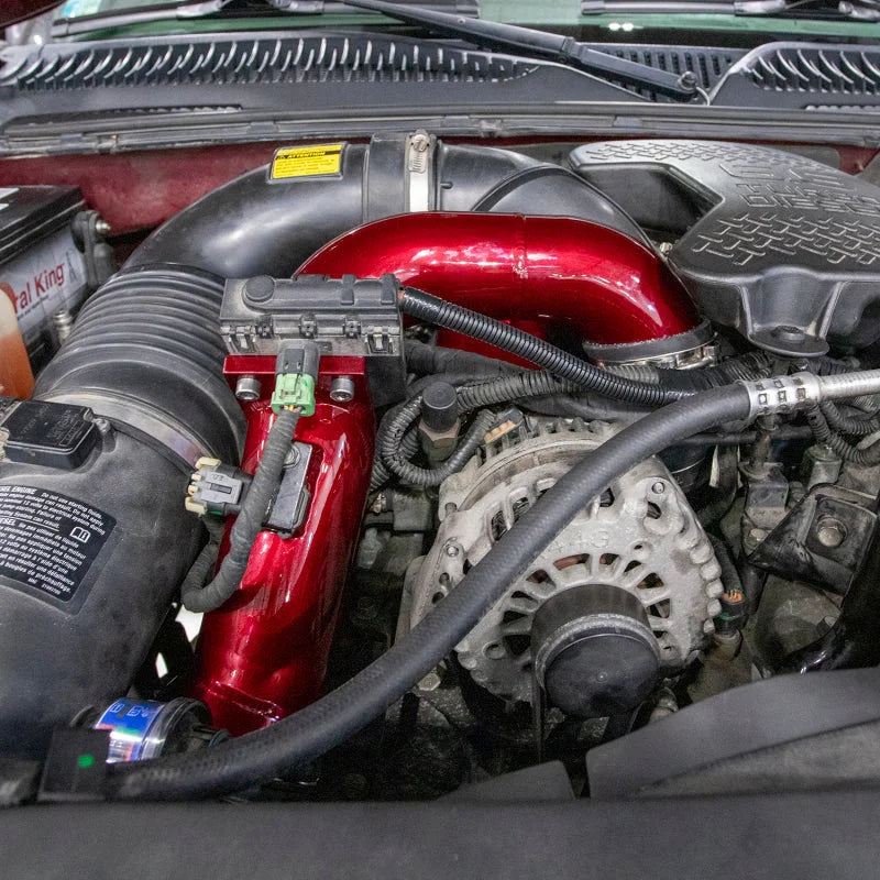 Wehrli 06-07 LBZ Duramax High Flow 3in Y-Bridge Kit - Bengal Blue - Side View