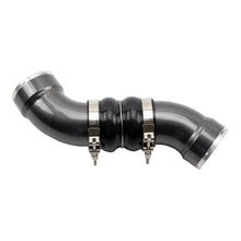 Load image into Gallery viewer, Wehrli 06-10 Chevrolet 6.6L LBZ/LMM Duramax Passenger Side 3.5in Intercooler Pipe - Gloss White - Back View