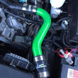 Load image into Gallery viewer, Wehrli 06-10 Chevrolet 6.6L LBZ/LMM Duramax Upper Coolant Pipe - Gun Metal - Side View
