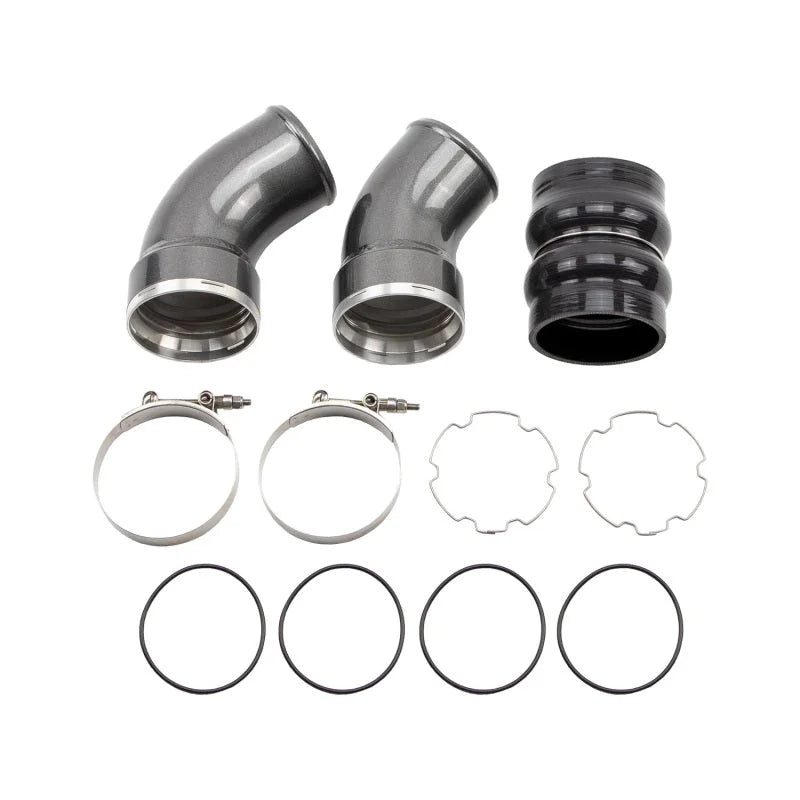 Wehrli 06-10 Duramax LBZ/LMM P/S 3.5in. Intercooler Pipe - Chevy Orange - Main Product View