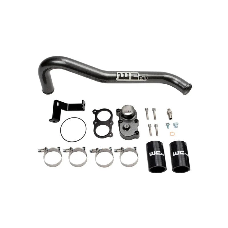 Wehrli 06-10 Duramax LBZ/LMM Thermostat Housing Kit - Bengal Red - Main Product View