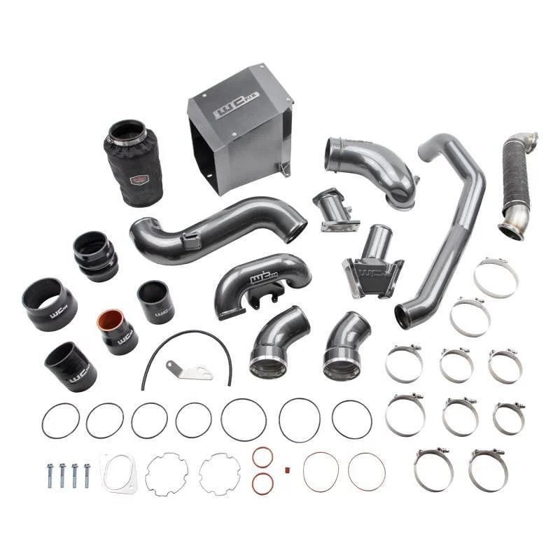 Wehrli 07.5-10 Chevrolet 6.6L Duramax LMM Stage 3 High Flow Bundle Kit - Brizzle Blue - Main Product View