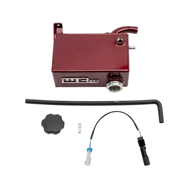 Wehrli 07.5-10 Chevrolet 6.6L LMM Duramax OEM Placement Coolant Tank Kit - Bengal Blue - Main Product View