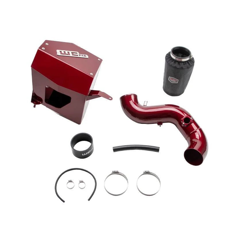 Wehrli 10-12 6.7L Cummins 4in. Intake Kit - WCFab Red - Main Product View