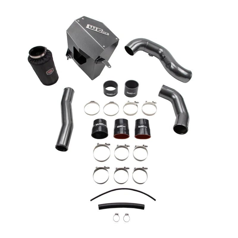 Wehrli 10-12 Cummins 6.7L Stage 2 High Flow Bundle Kit - Gloss Black - Main Product View