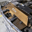 Load image into Gallery viewer, Wehrli 10-12 Cummins Fabricated Aluminum Radiator Cover - Kiwi Green - Side View