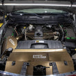Load image into Gallery viewer, Wehrli 10-12 Cummins Fabricated Aluminum Radiator Cover - Kiwi Green - Back View