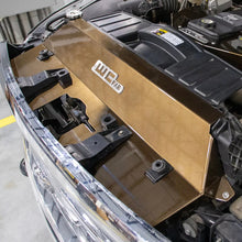 Load image into Gallery viewer, Wehrli 10-12 Cummins Fabricated Aluminum Radiator Cover - Sparkle Granny Smith - Side View