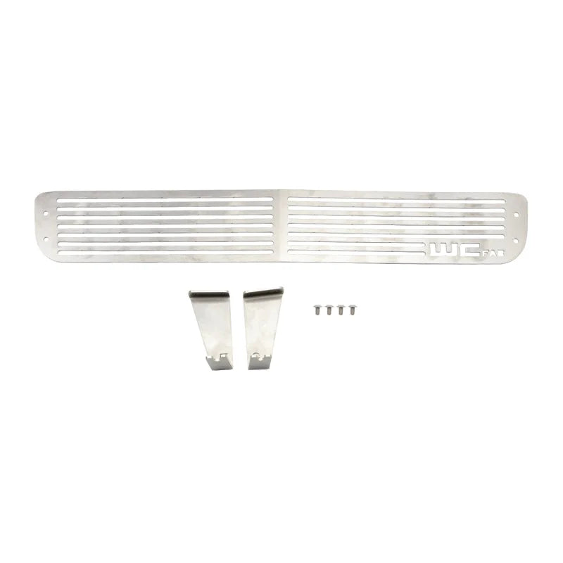 Wehrli 11-14 Chevrolet Silverado LML Duramax Bumper Grille - Raw Stainless - Main Product View