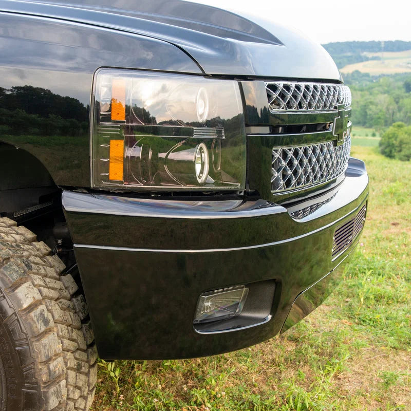 Wehrli 11-14 GM 2500/3500 HD Bumper Spacer Kit - 3/4in - Side View