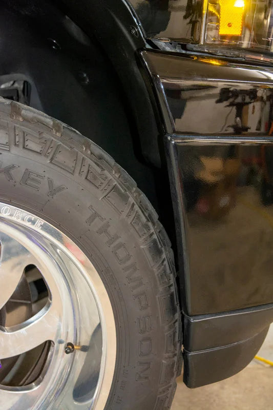 Wehrli 11-14 GM 2500/3500 HD Bumper Spacer Kit - 3/4in - Back View