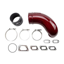 Load image into Gallery viewer, Wehrli 11-16 Chevrolet 6.6L LML Duramax 5in Intake Horn - WCFab Red - Main Product View