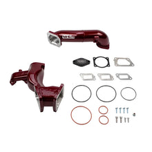 Load image into Gallery viewer, Wehrli 11-16 Chevrolet 6.6L LML Duramax High Flow Y-Bridge Kit - WCFab Red - Main Product View