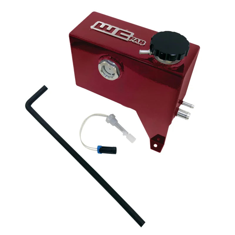 Wehrli 11-16 Chevrolet 6.6L LML Duramax OEM Placement Coolant Tank Kit - Gloss White - Side View