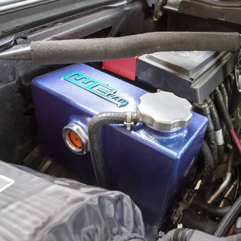 Wehrli 11-16 Chevrolet 6.6L LML Duramax OEM Placement Coolant Tank Kit - Illusion Blueberry - Additional View 5