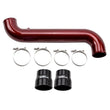 Load image into Gallery viewer, Wehrli 11-16 Duramax LML P/S 3.5in. Intercooler Pipe - Candy Red - Main Product View