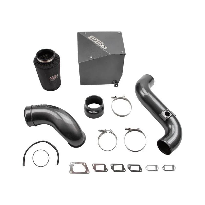 Wehrli 11-16 Duramax LML Stage 2 4in. Intake Kit - Candy Teal - Main Product View