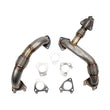 Load image into Gallery viewer, Wehrli 11-16 Duramax LML Stainless 2in Up Pipe Kit w/ Gaskets - Main Product View