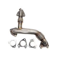 Load image into Gallery viewer, Wehrli 11-16 Duramax LML Stainless 2in Up Pipe Kit w/ Gaskets (Passenger Side) - Main Product View