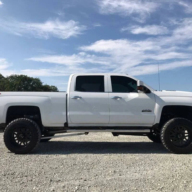 Wehrli 11-19 Chevy & GMC Duramax RCLB/CCSB/ECSB Traction Bar Kit- Flat Black - Installation View