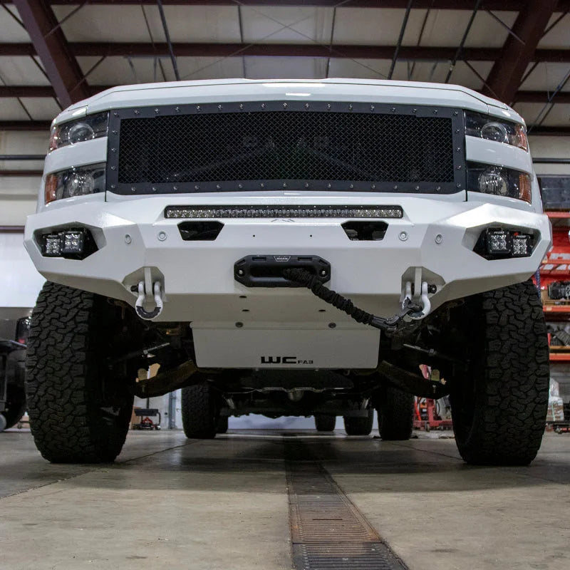 Wehrli 11-19 GM Duramax 6.6L Lower Splash Shield Kit - Gloss Black - Side View