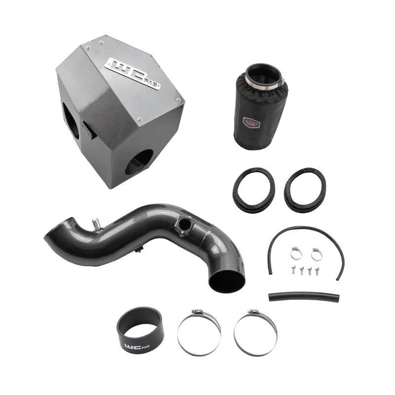Wehrli 13-18 Chevrolet 6.7L Cummins 4in Intake Kit - Candy Red - Main Product View