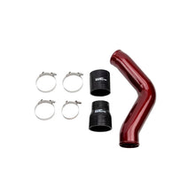Load image into Gallery viewer, Wehrli 13-18 Cummins 6.7L Driver Side 3.5 in. Intercooler Pipe - WCFab Red - Main Product View