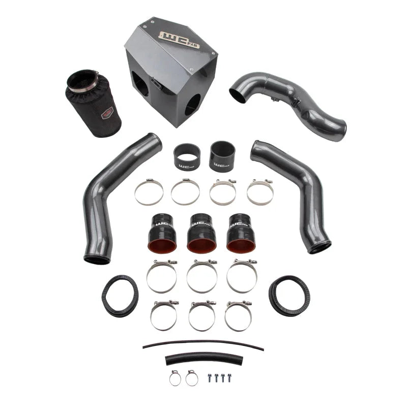 Wehrli 13-18 Cummins 6.7L Stage 2 High Flow Bundle Kit - Gloss White - Main Product View