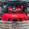 Load image into Gallery viewer, Wehrli 13-18 Cummins Fabricated Aluminum Radiator Cover - Gun Metal - Side View