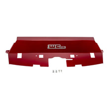 Load image into Gallery viewer, Wehrli 13-18 Cummins Fabricated Aluminum Radiator Cover - WCFab Red - Back View