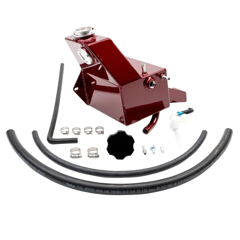 Wehrli 13-18 Dodge 6.7L Cummins OEM Placement Coolant Tank Kit - WCFab Red - Additional View 5