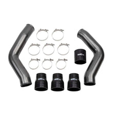 Load image into Gallery viewer, Wehrli 13-18 Ram 6.7L Cummins 3.5in Intercooler Pipes Kit - Gloss Black - Main Product View